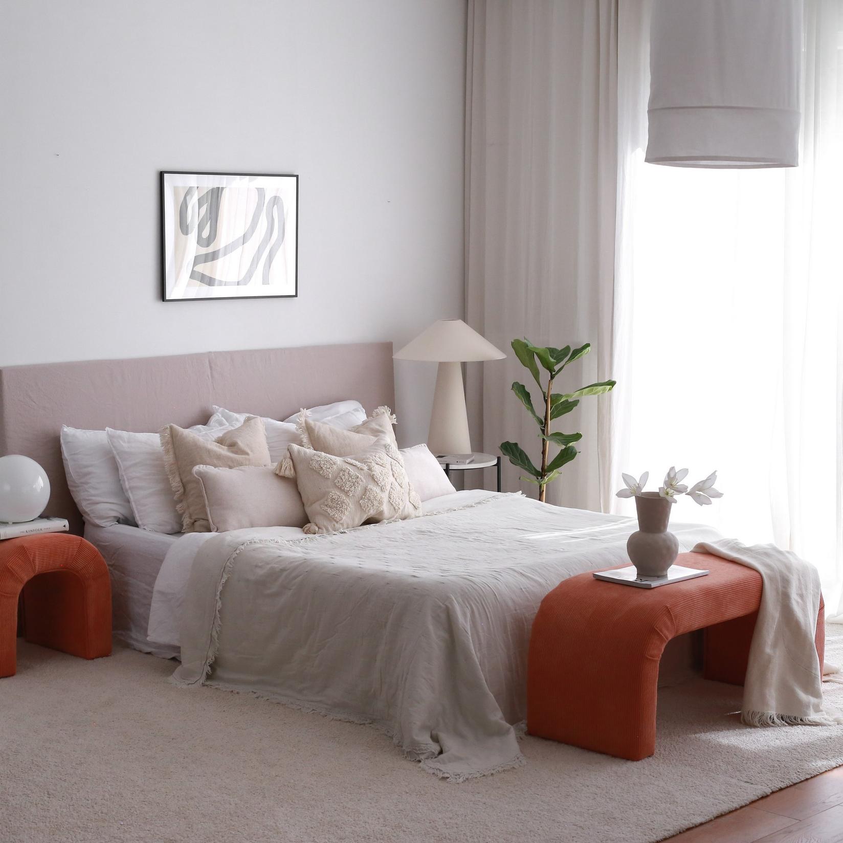 Atelier del Sofa Tabure 106x45x46cm, Koral
