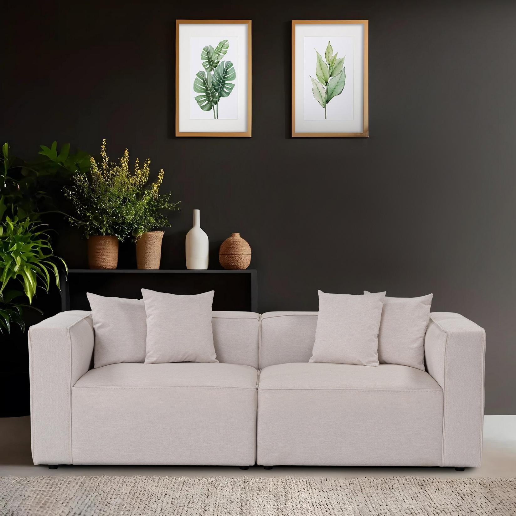 Atelier del Sofa Dvosed 220x69x90cm Bež