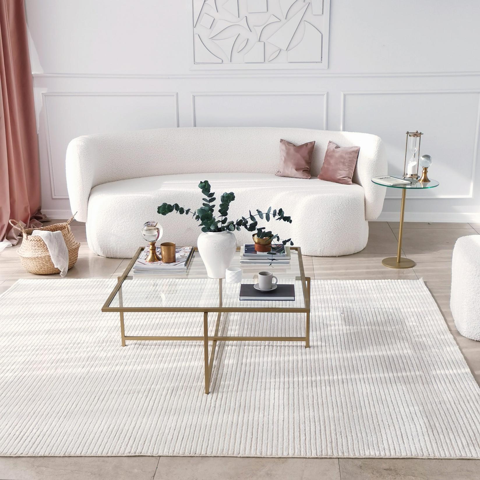 Hanah Home Klub sto Sun S411 85x35x85cm Zlatni