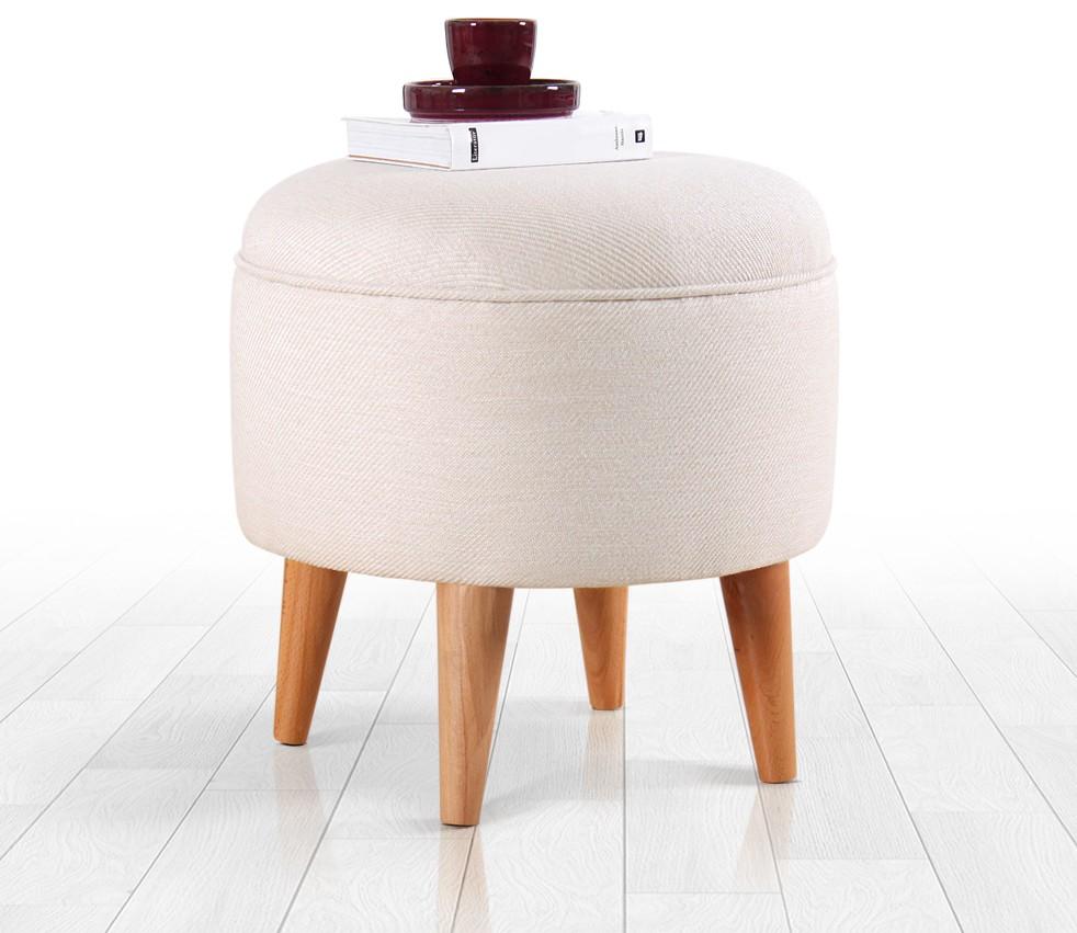 Atelier del Sofa Tabure 40x42cm, Krem