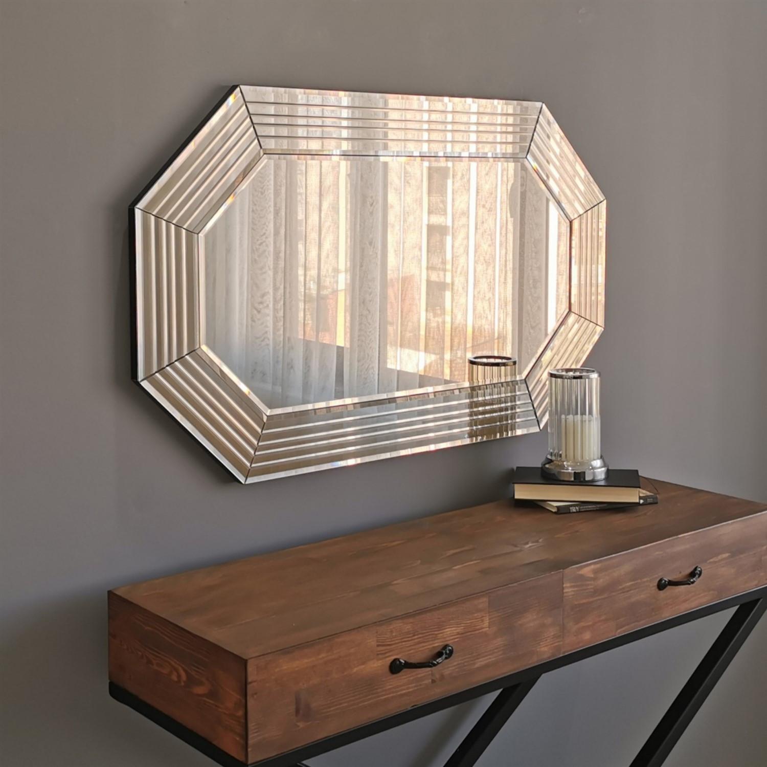Hanah Home Ogledalo Bronzano