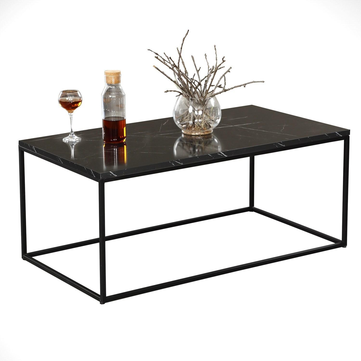 Hanah Home Klub sto Cosco 95x43x55cm Crno-Bijeli