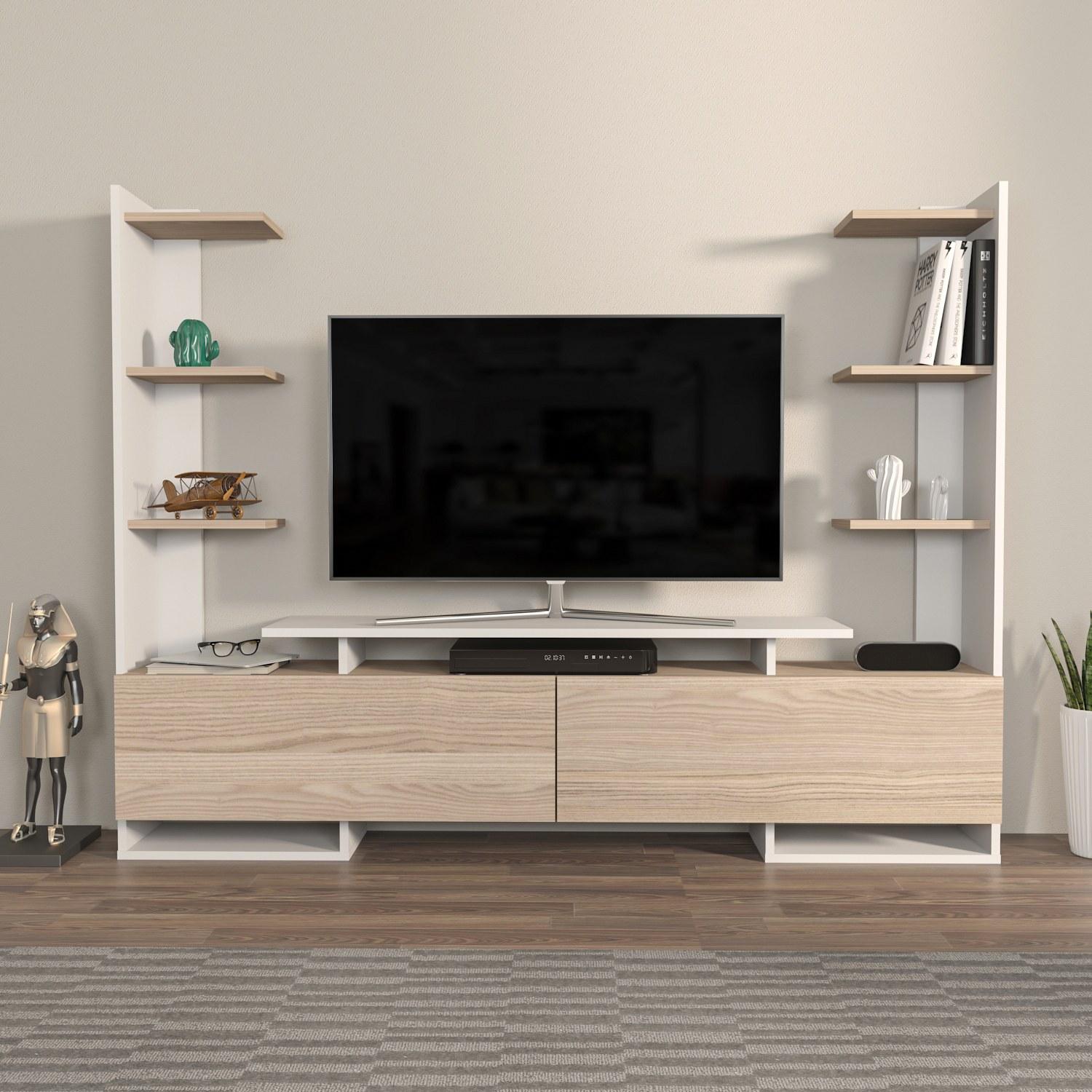 Hanah home TV Komoda Ava Bijelo-Hrast