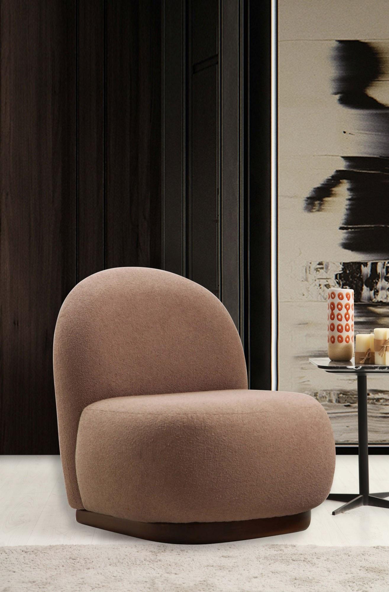 Atelier del Sofa Fotelja Tina 85x75x74cm Kapućino