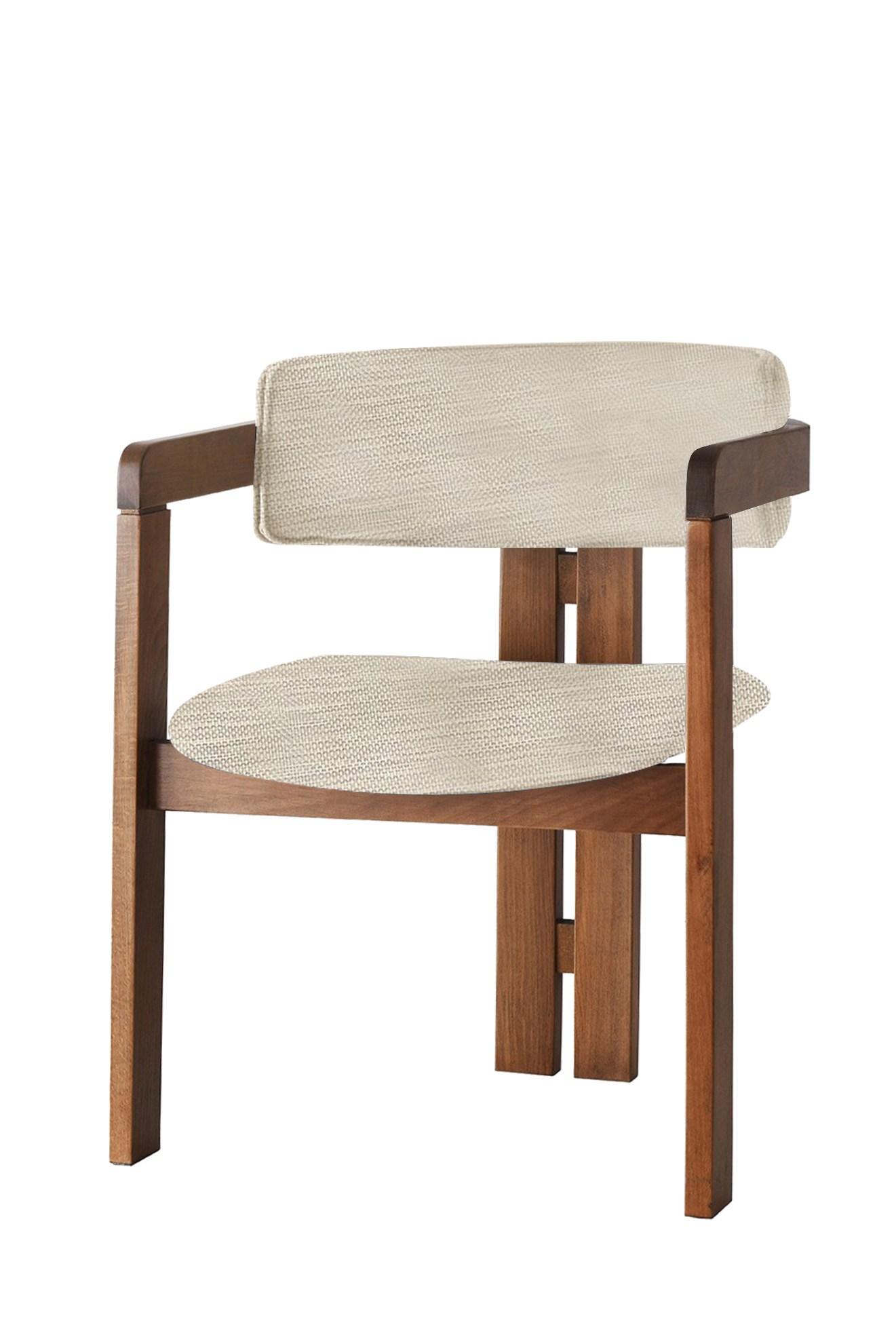 Hanah Home Trpezarijska stolica 58x76x49cm Orah