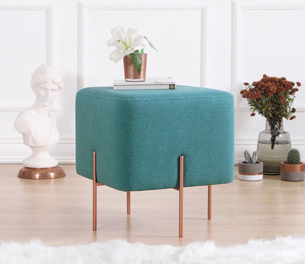 Atelier del Sofa Tabure 40x42x40cm, Svetlozeleno