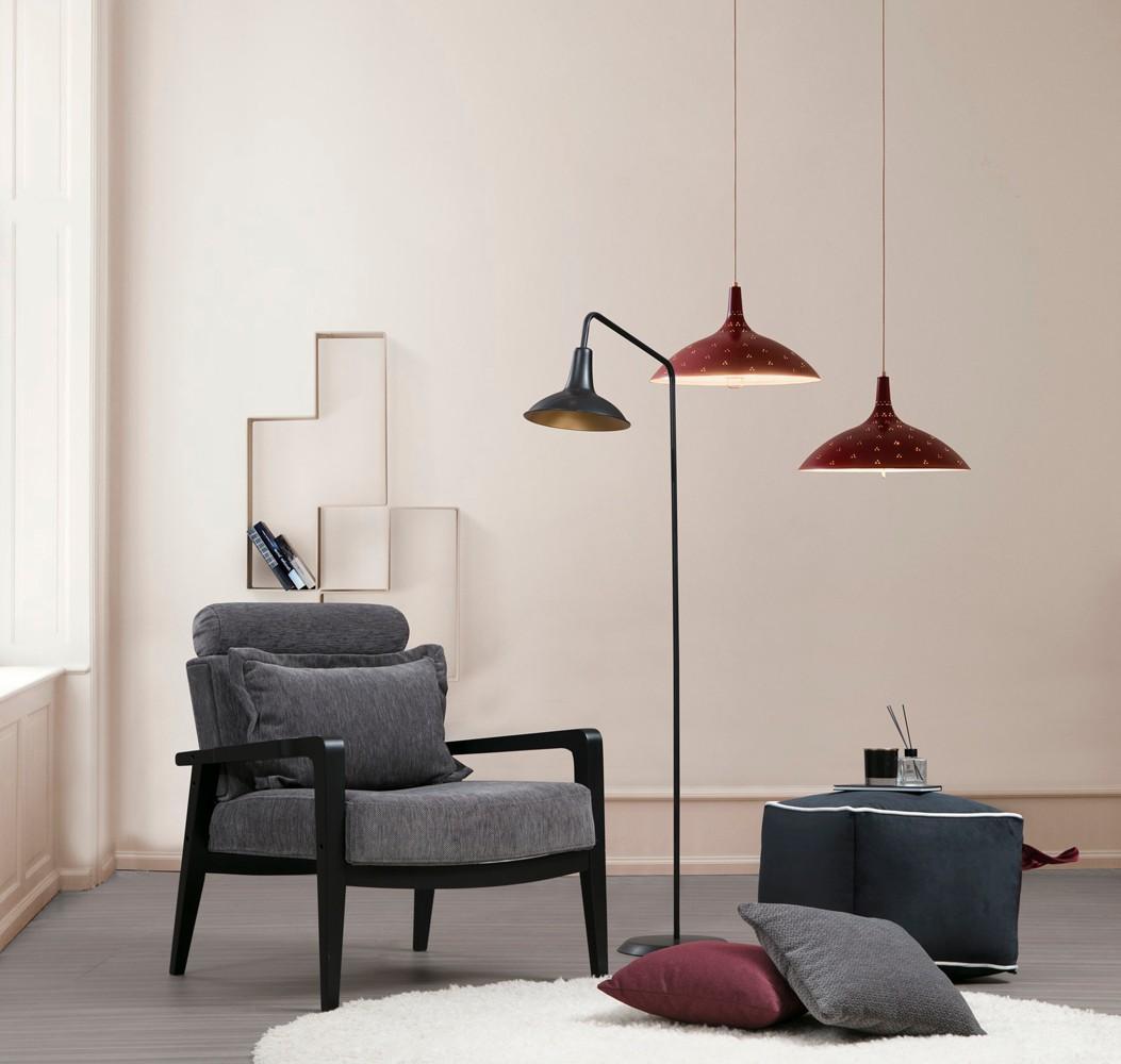 Atelier del Sofa Fotelja Apollo 77x90x84cm Siva