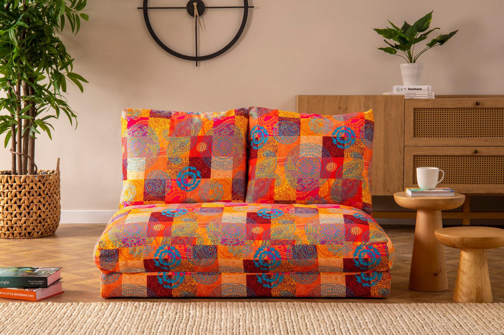 Atelier del Sofa Dvosed na razvlačenje Taida 185x120cm Šareni