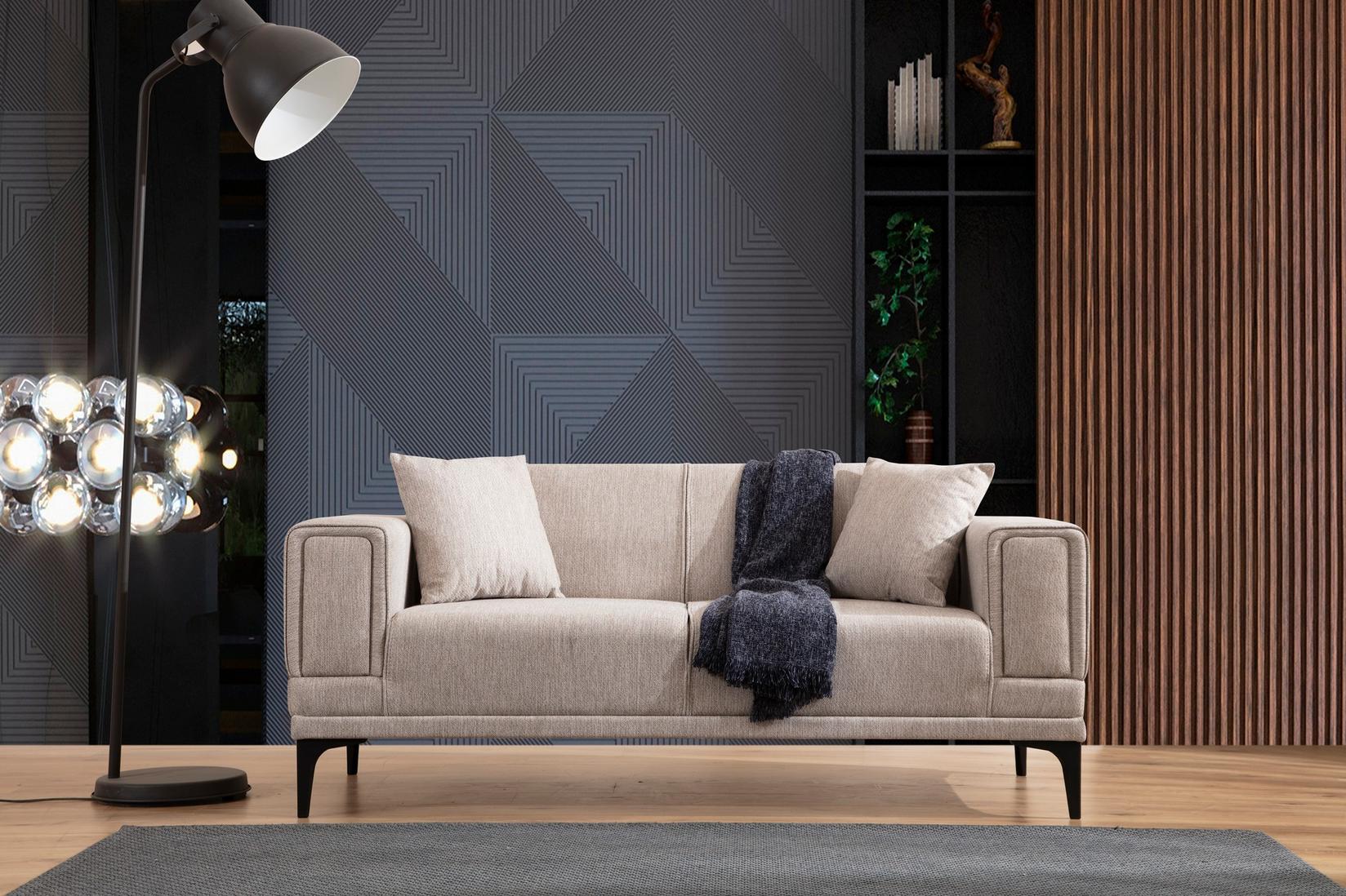 Atelier del Sofa Dvosed Horizon 85x77x170cm Svetlobraon