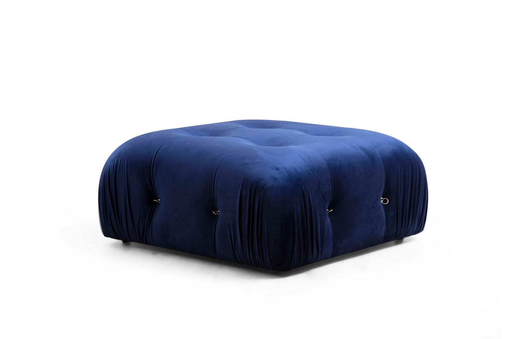 Atelier del Sofa Tabure 95x95x45cm, Plavo
