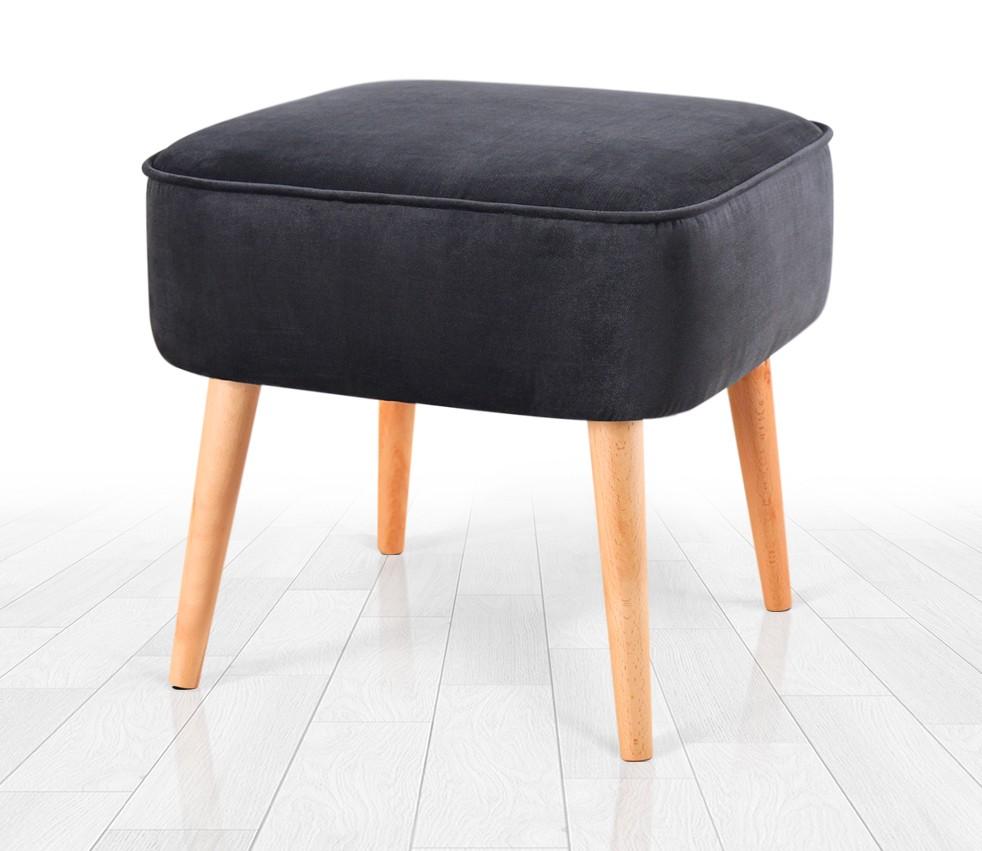 Atelier del Sofa Tabure 45x43x45cm, Tamnosivo