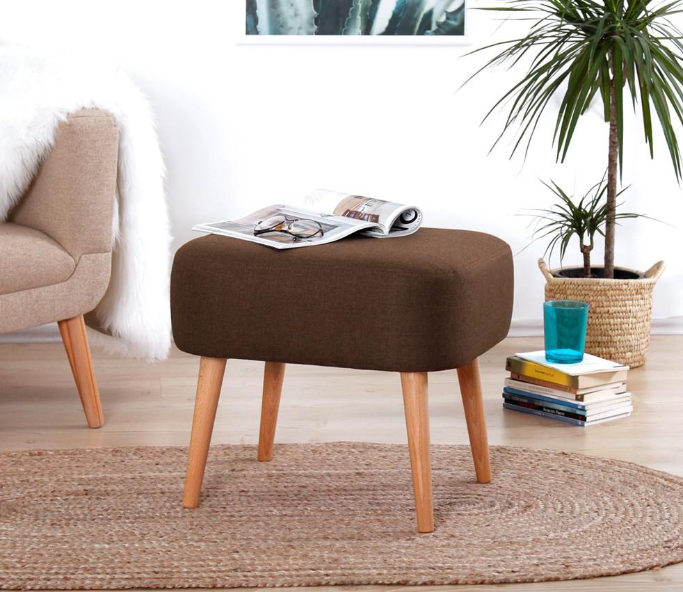 Atelier del Sofa Tabure 50x43x42cm, Braon