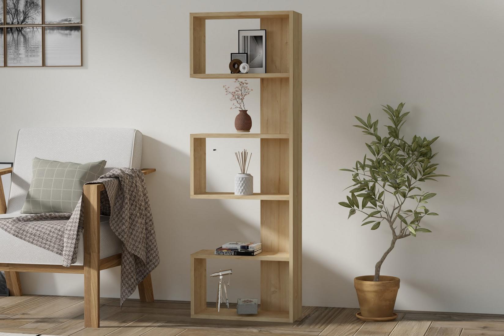 Hanah Home Polica 51,8x150cm Hrast