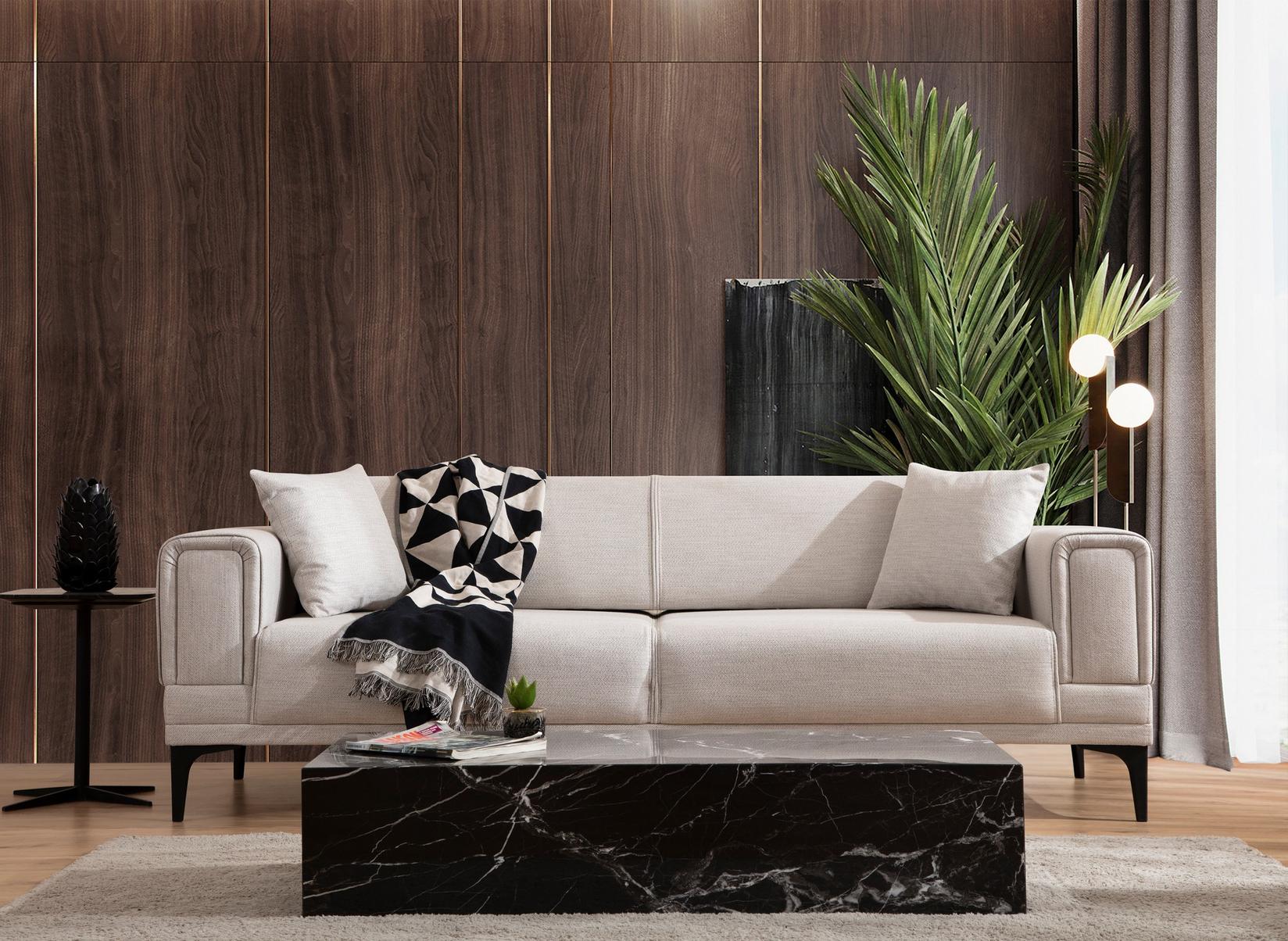 Atelier del Sofa Trosed na razvlačenje Horizon 95x43x178cm Bež