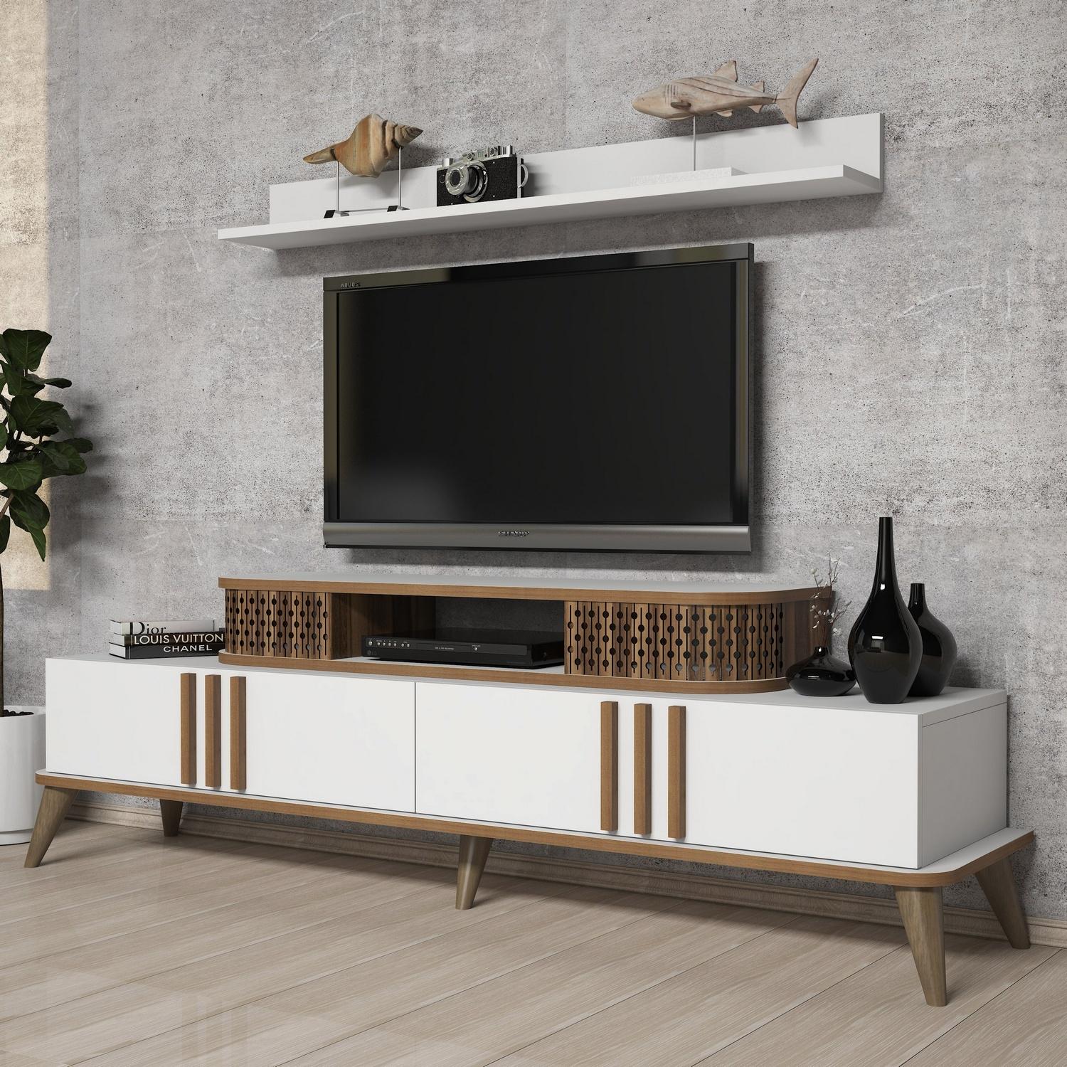 Hanah home TV Komoda Eylul Bijela