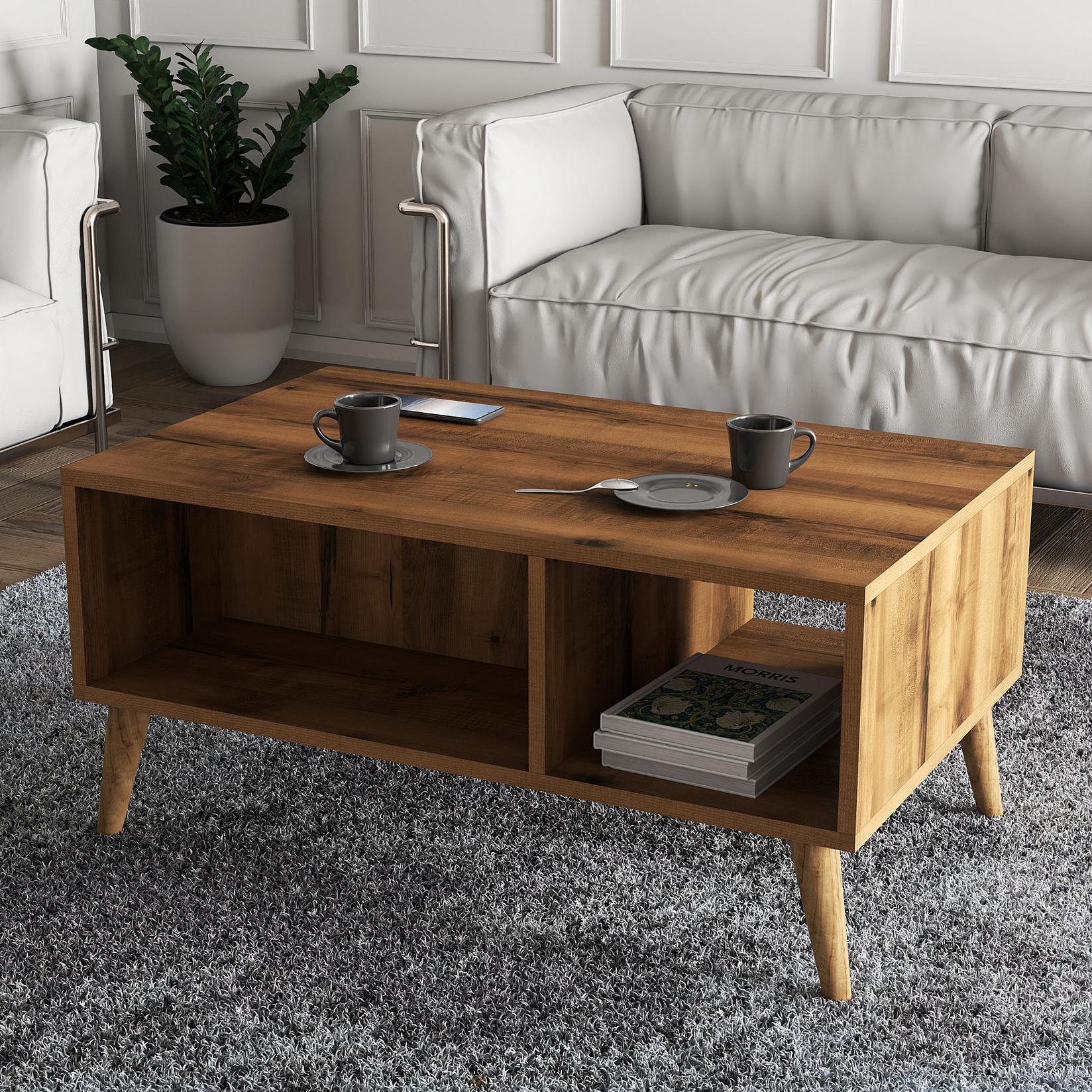 Hanah Home Klub sto Exxen 90x54x41,6cm Orah