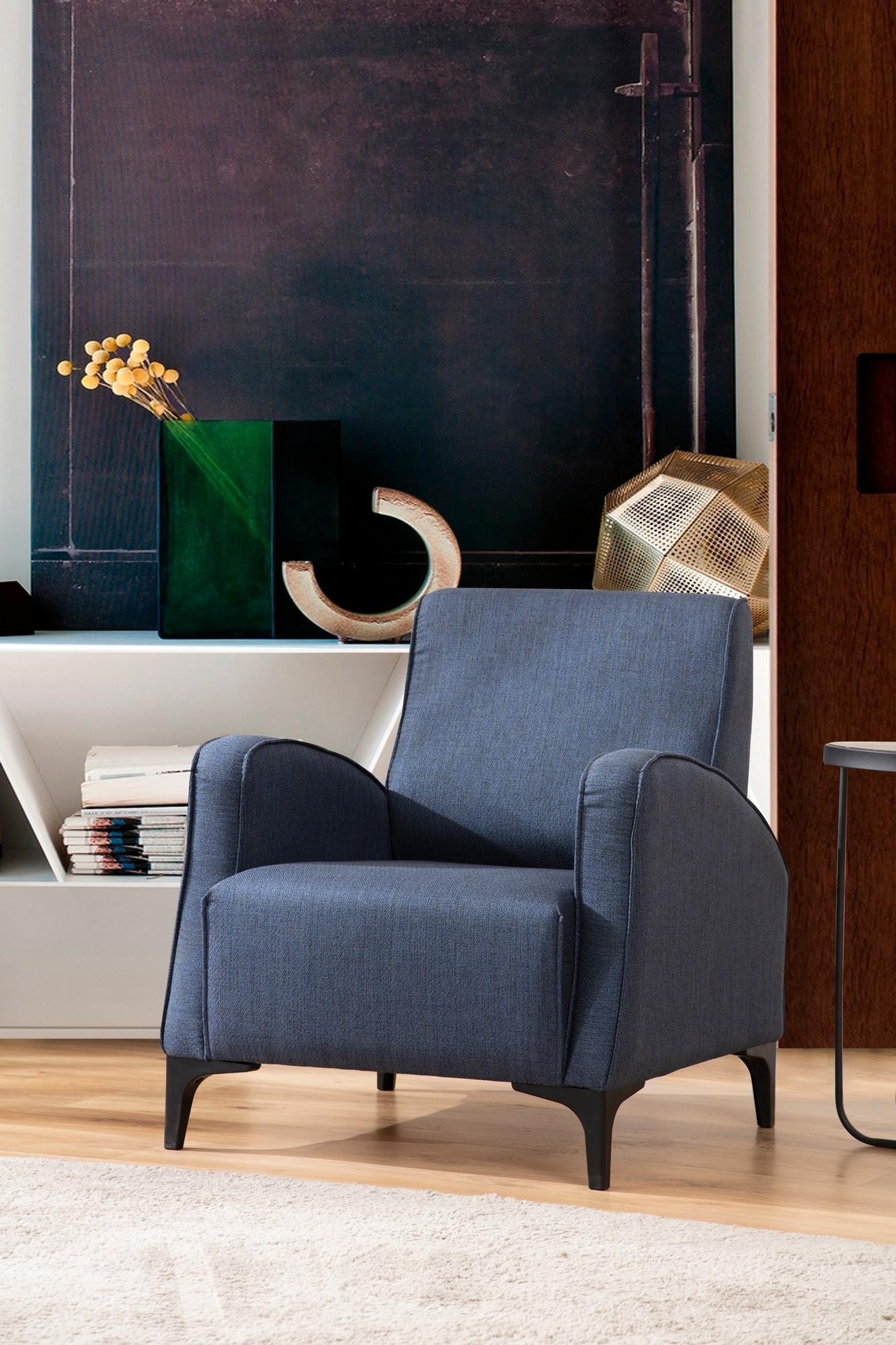 Atelier del Sofa Fotelja Petra 78x87x78cm Plava