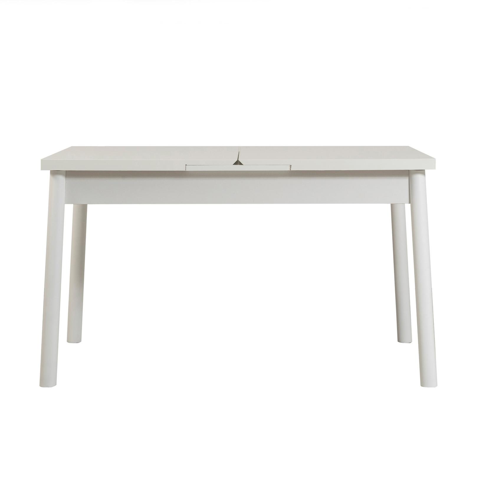 Hanah Home Trpezarijski sto Santiago Masa 120x77x75cm Bijeli