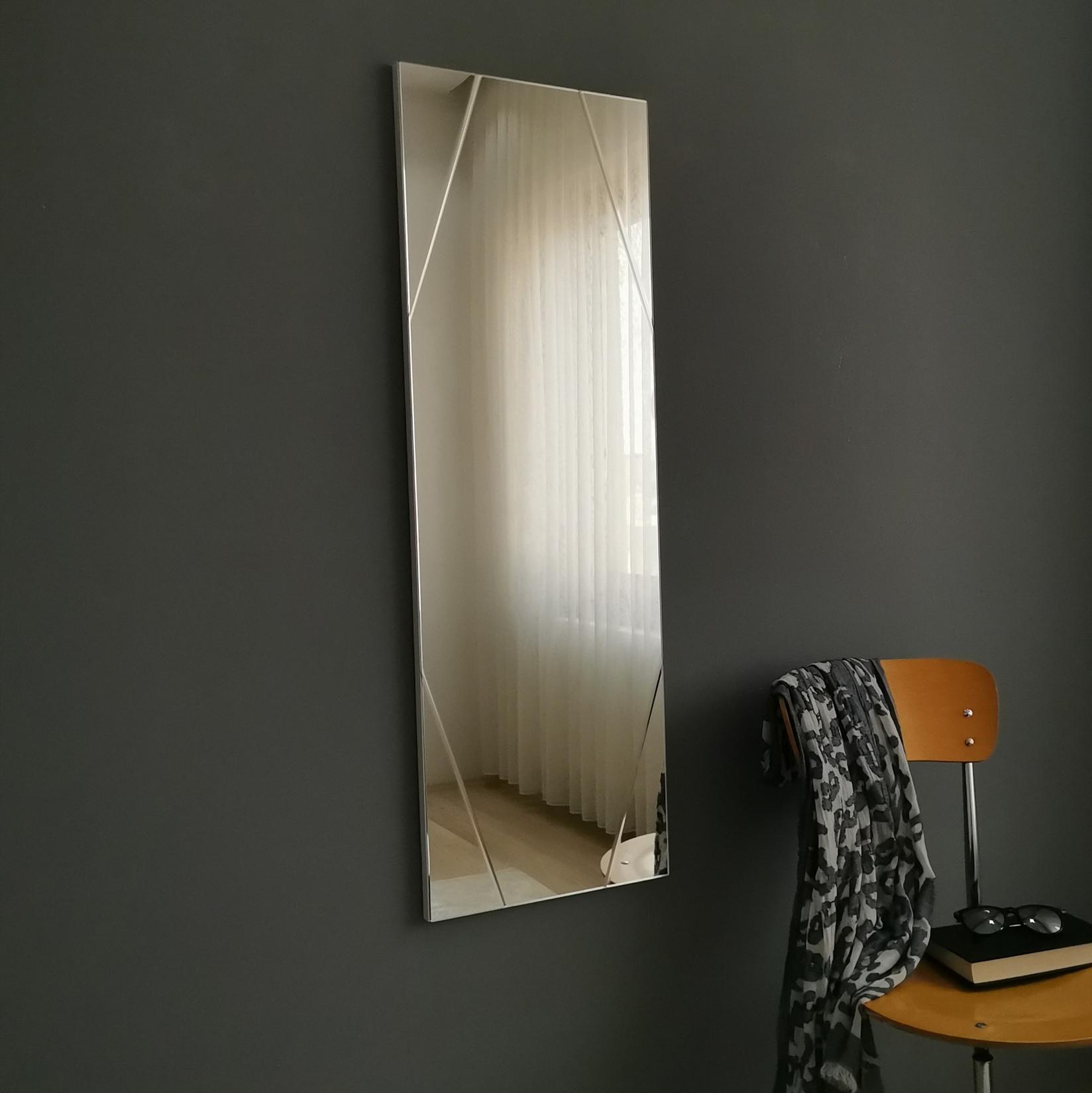 Hanah Home Ogledalo Srebrno