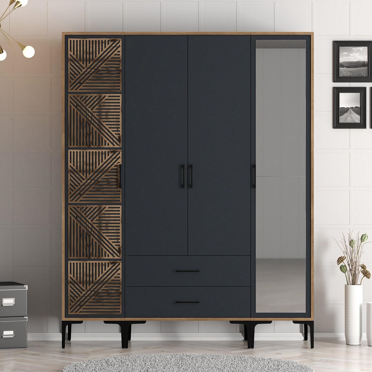 Hanah home Ormar Kumsal PTR 160x47,5x201,4cm Orah
