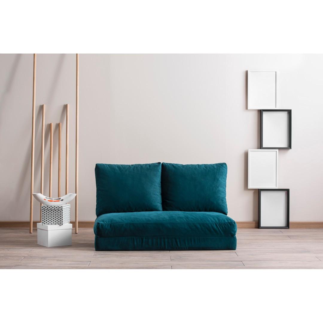 Atelier del Sofa Dvosed na razvlačenje Taida 185x36x120cm Petrolej