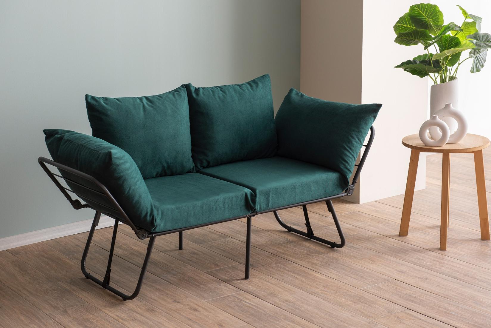 Atelier del Sofa Dvosed na razvlačenje Viper 2, Petrolej