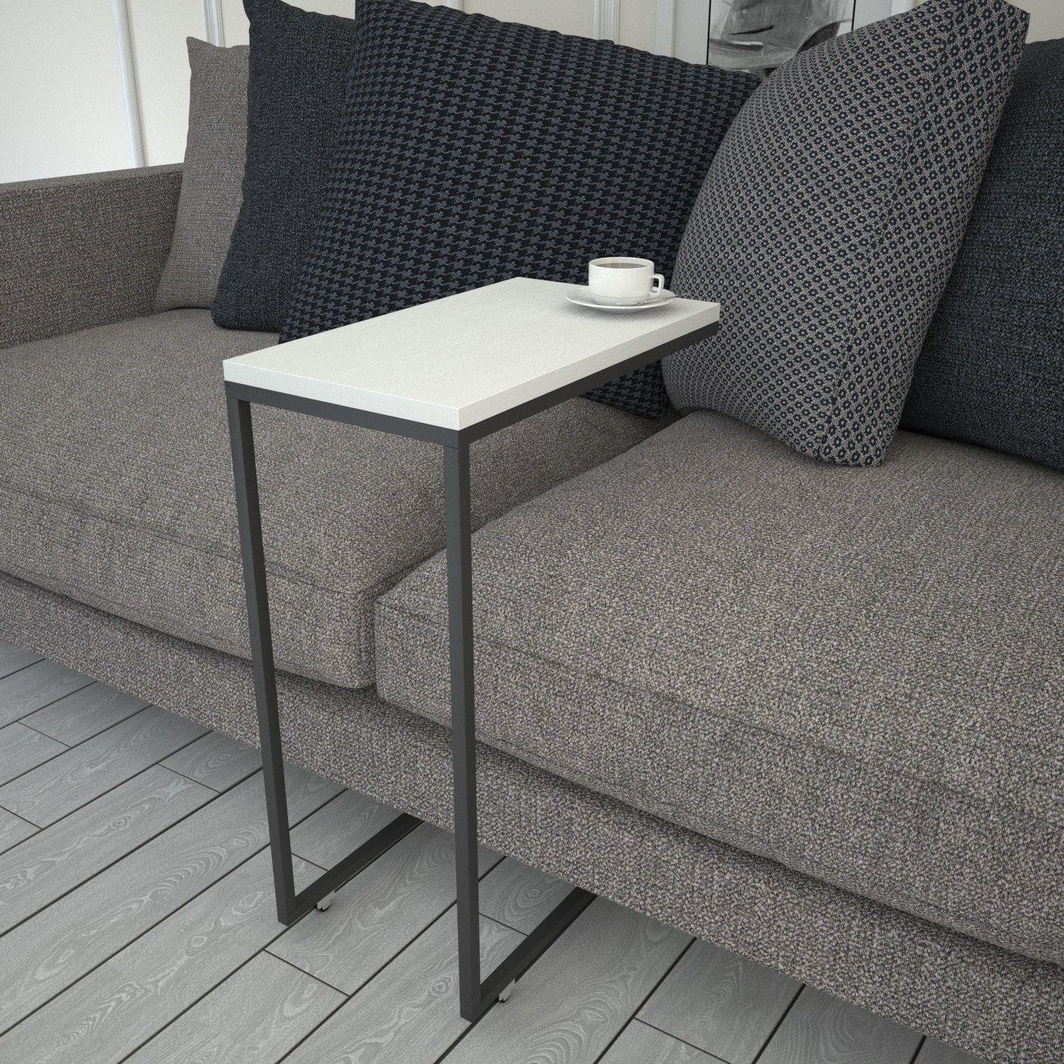 Hanah home Klub sto Callen 46x62x26cm Bijeli