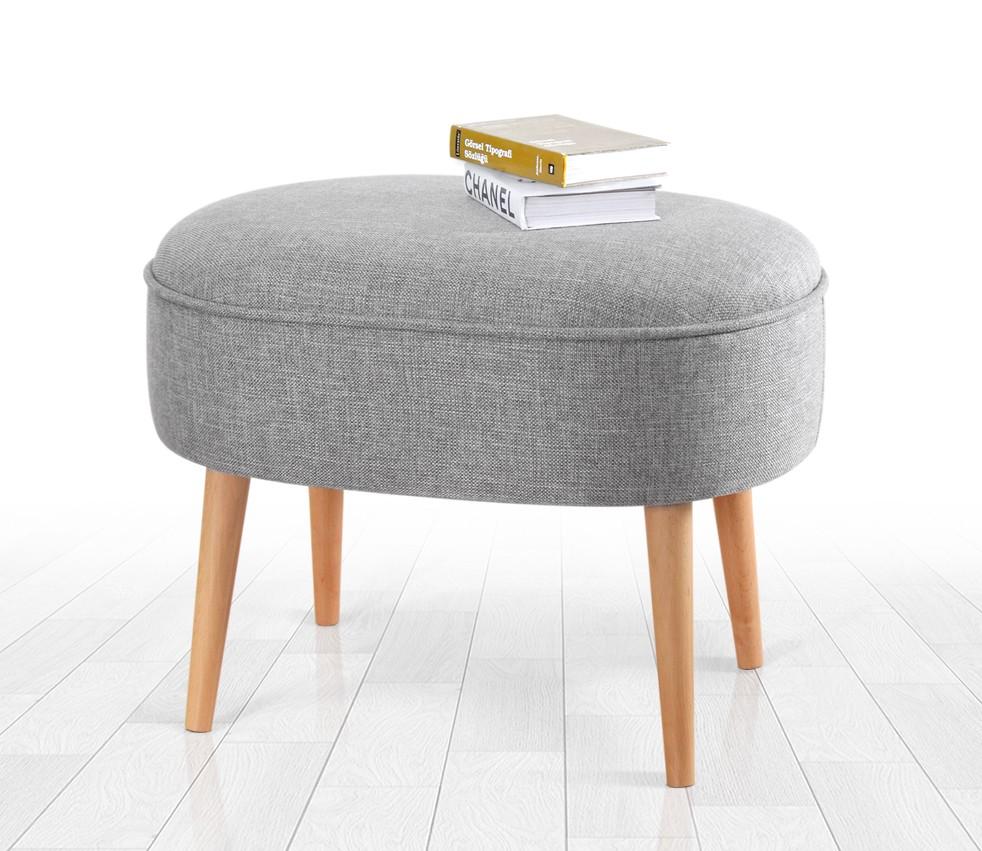 Atelier del Sofa Tabure 63x47x44cm, Sivo