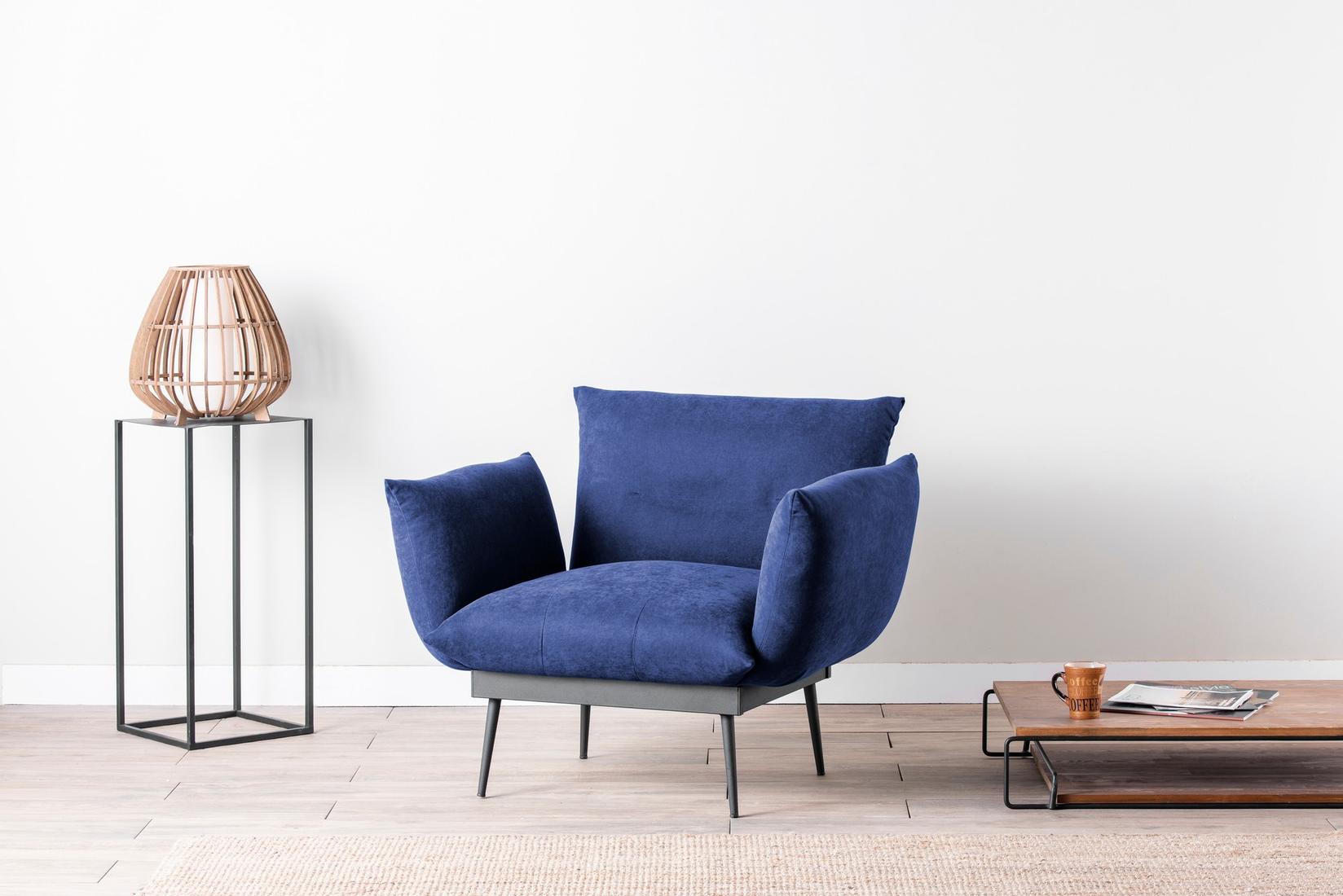Atelier del Sofa Fotelja Jax 90x95x80cm Teget