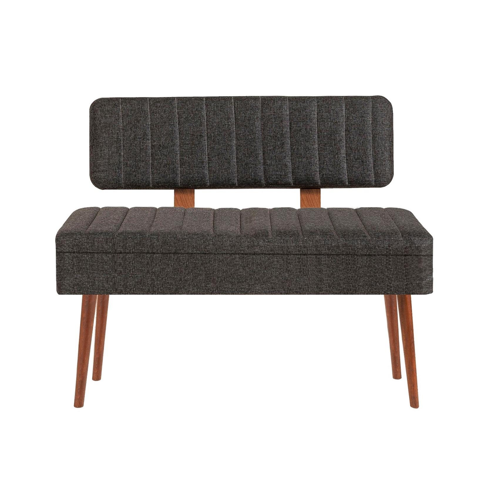 Hanah Home Trpezarijska klupa Vina 1053 110x85x36cm Orah