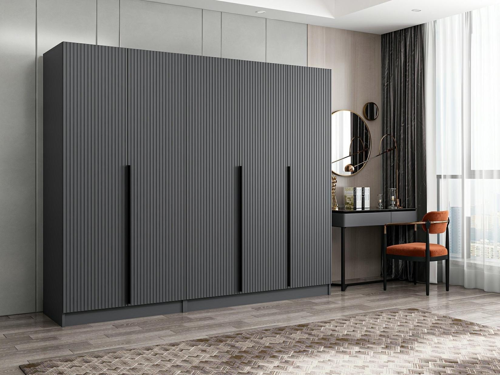 Hanah home Ormar Kale Plus 225x210x52cm Antracit