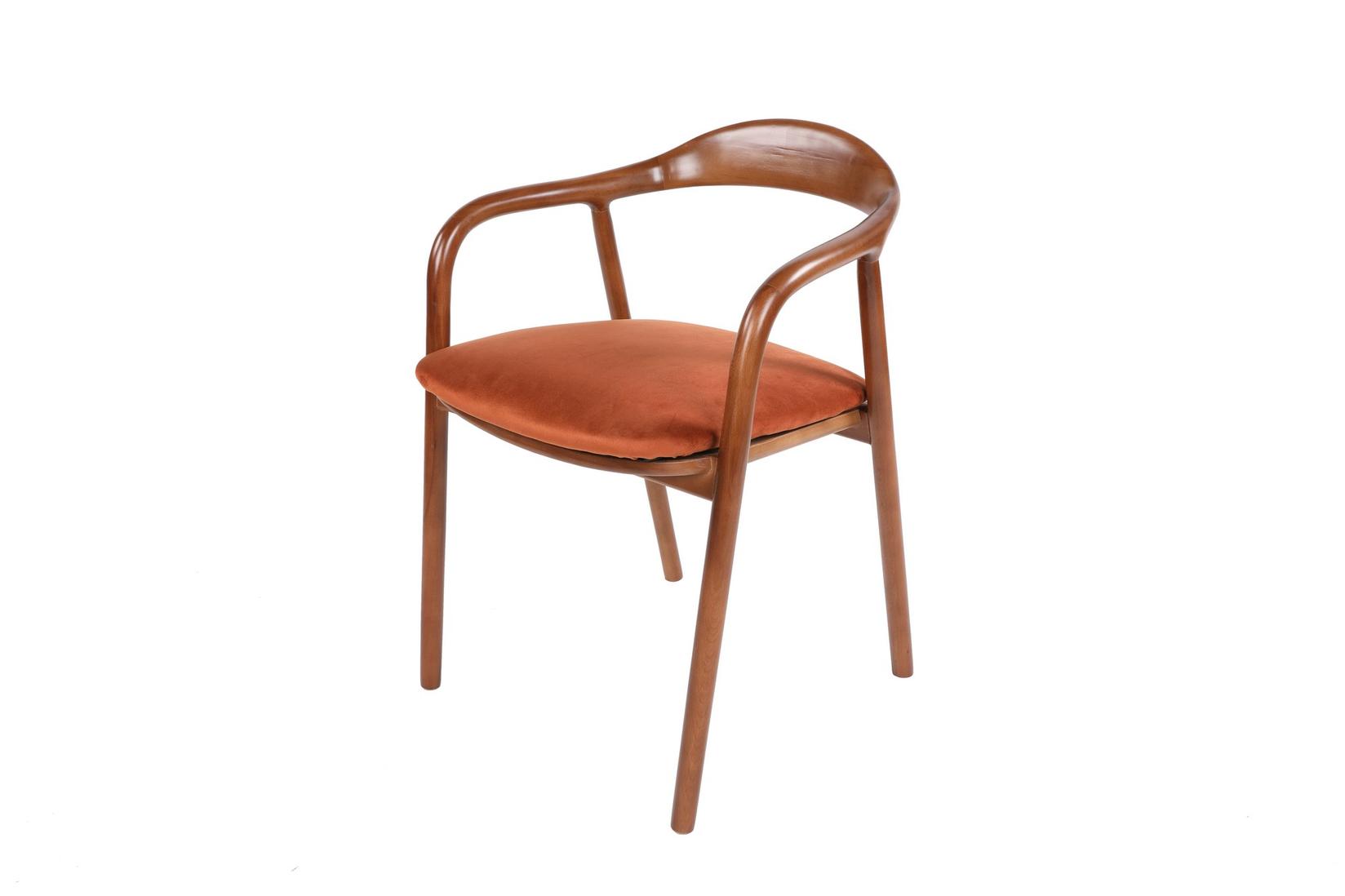 Hanah Home Trpezarijska stolica PA 52x77x51cm Bronzana