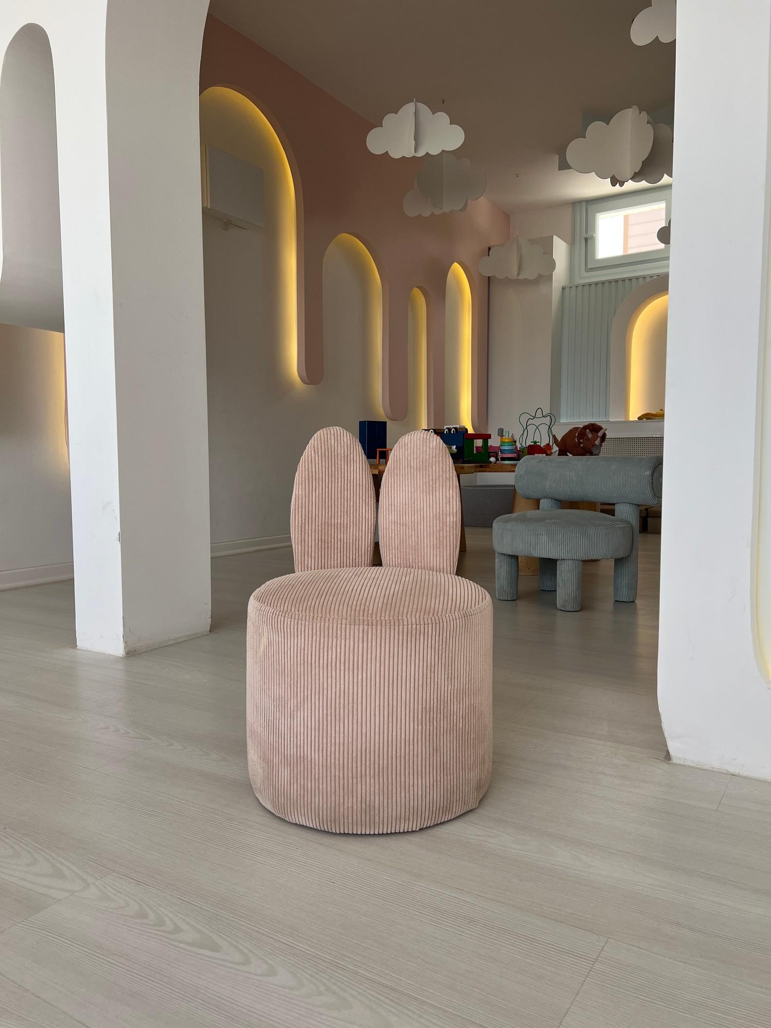 Atelier del Sofa Fotelja Bunny 39x58x39cm Roze