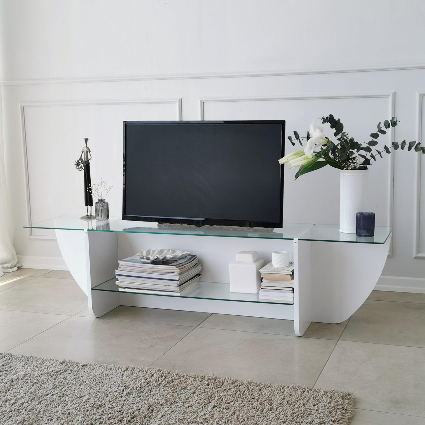 Hanah home TV Komoda Lily TV Bijela
