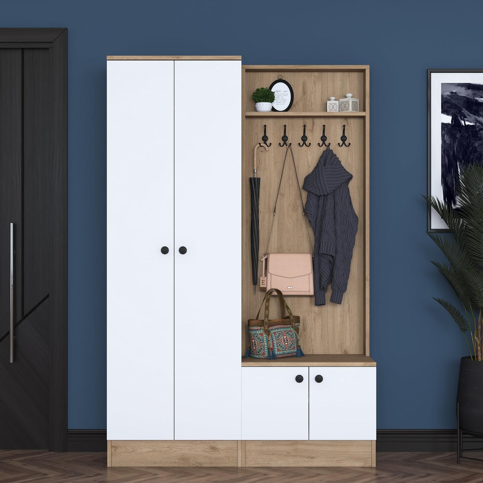Hanah Home Komplet predsoblje, Orah
