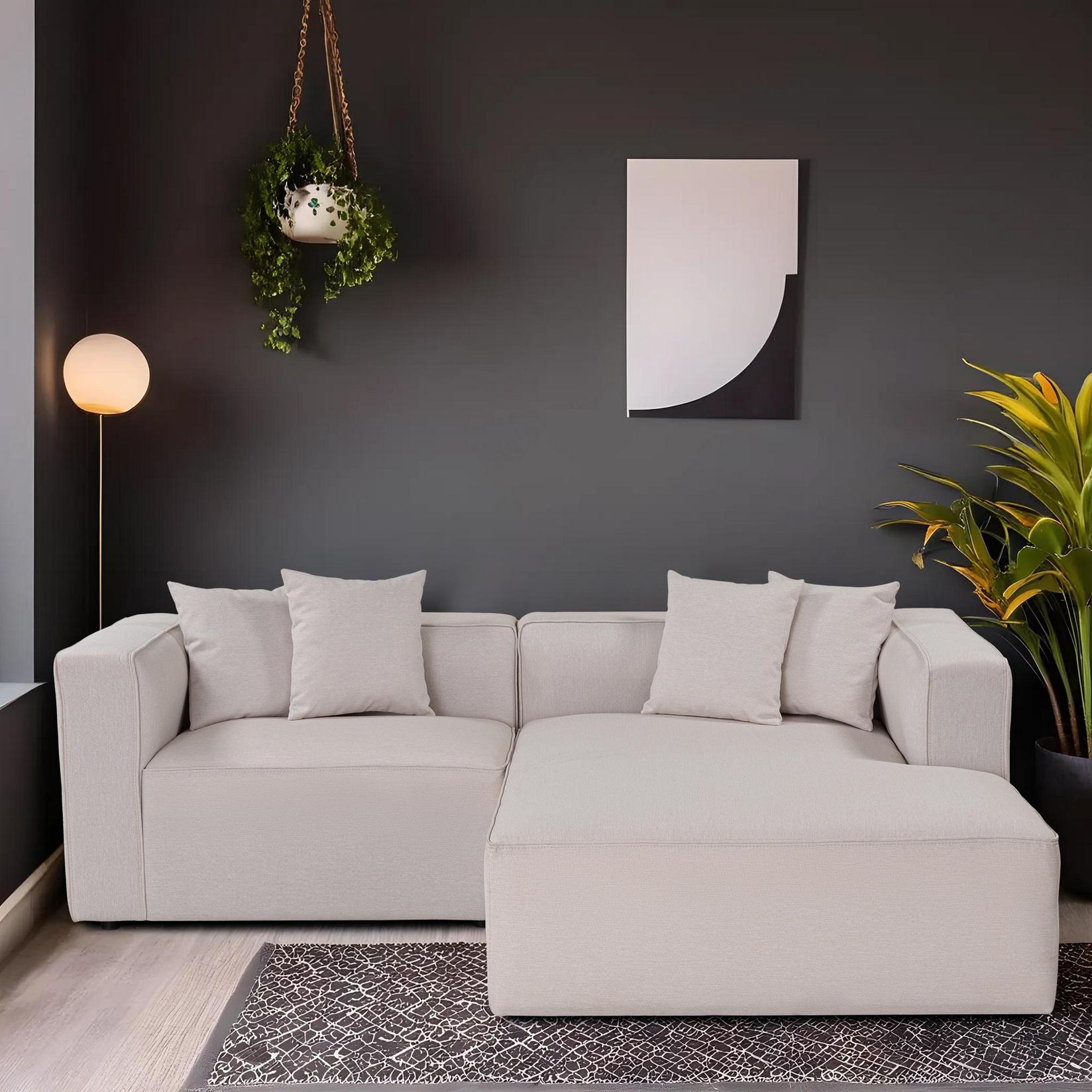 Atelier del Sofa Ugaona garnitura 230x69x180cm Bež