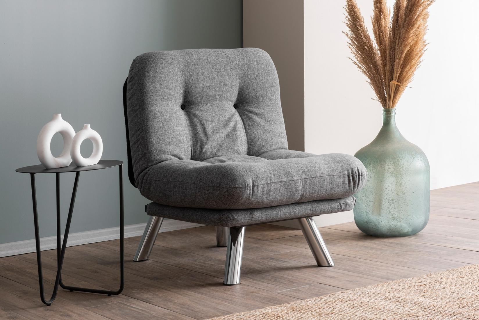 Atelier del Sofa Fotelja Misa 110x70cm Svetlosiva
