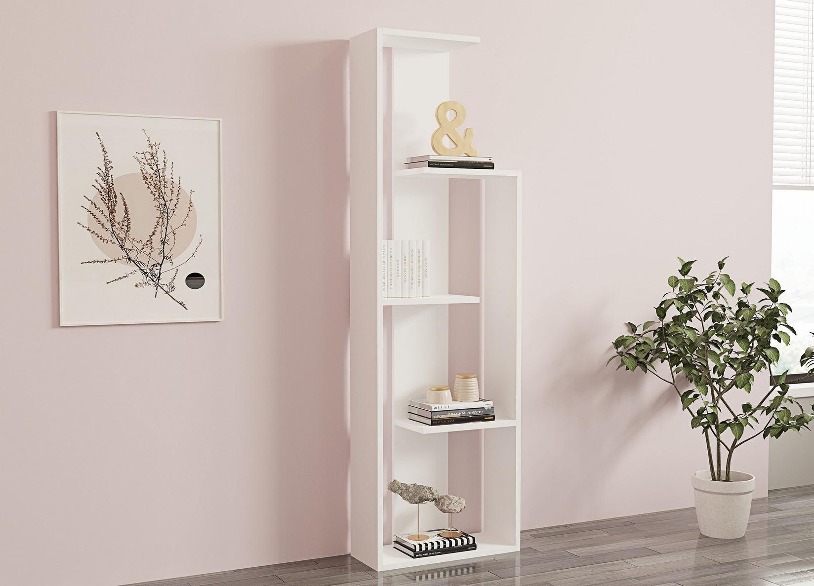 Hanah Home Polica 50x160x19,6cm Bijela