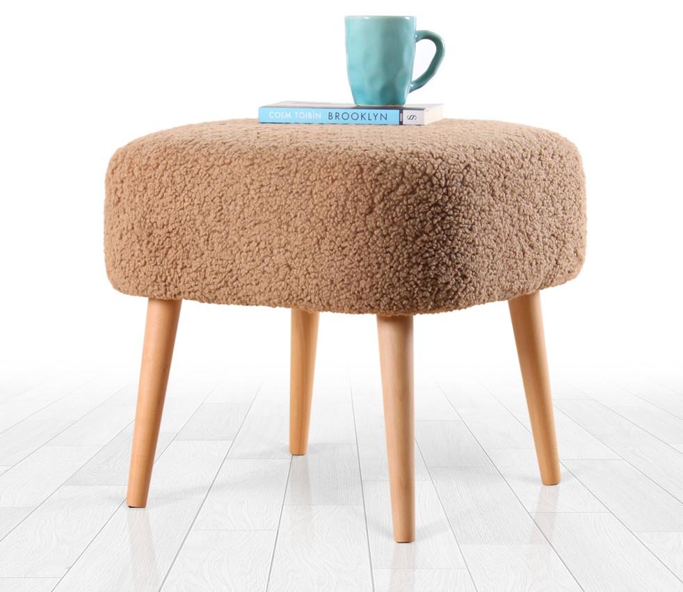 Atelier del Sofa Tabure 45x43x45cm, Braon