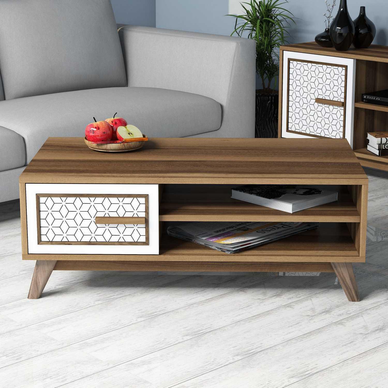 Hanah Home Klub sto Ayla 105x38,2x60​cm Orah