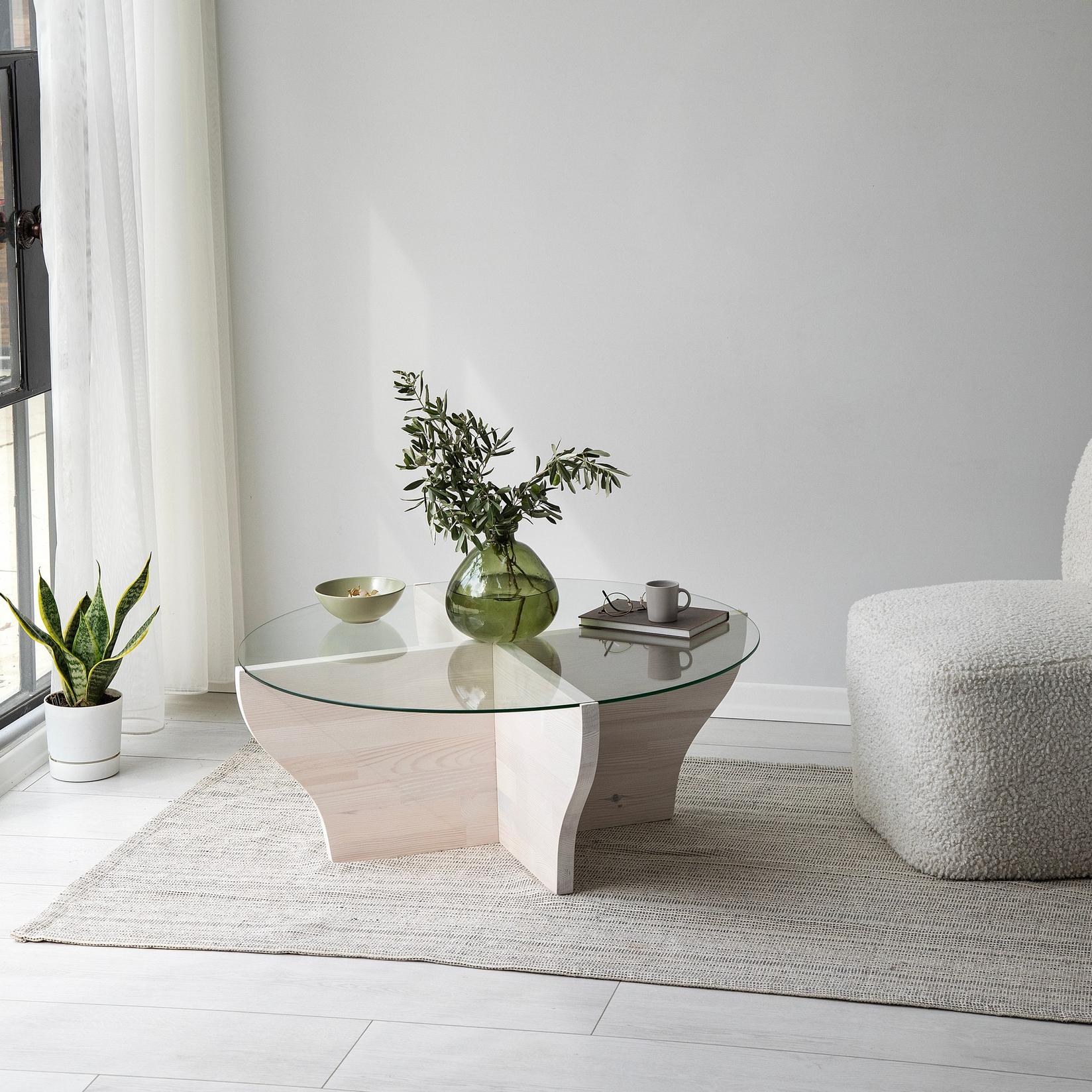 Hanah Home Klub sto Amphora 92x36x92cm Bijeli