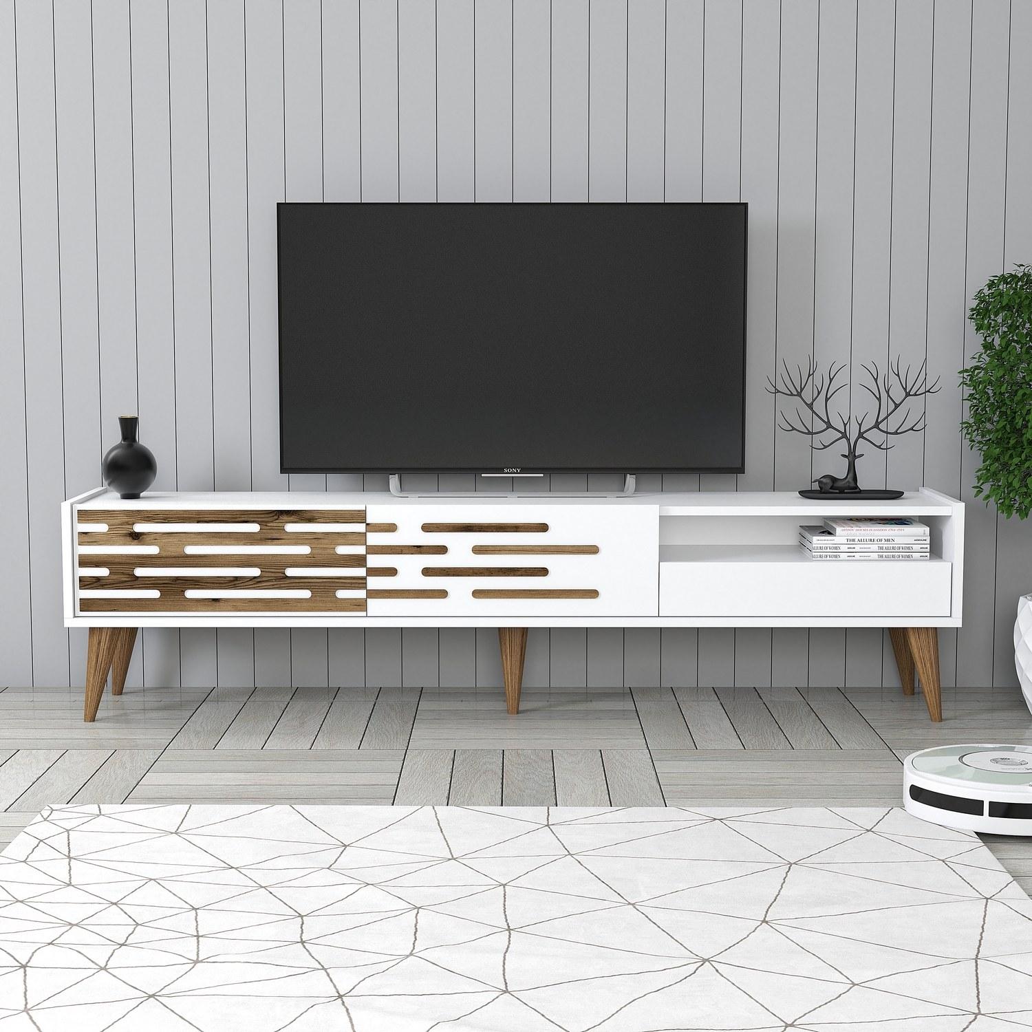 Hanah home TV Komoda Valensiya Bijela