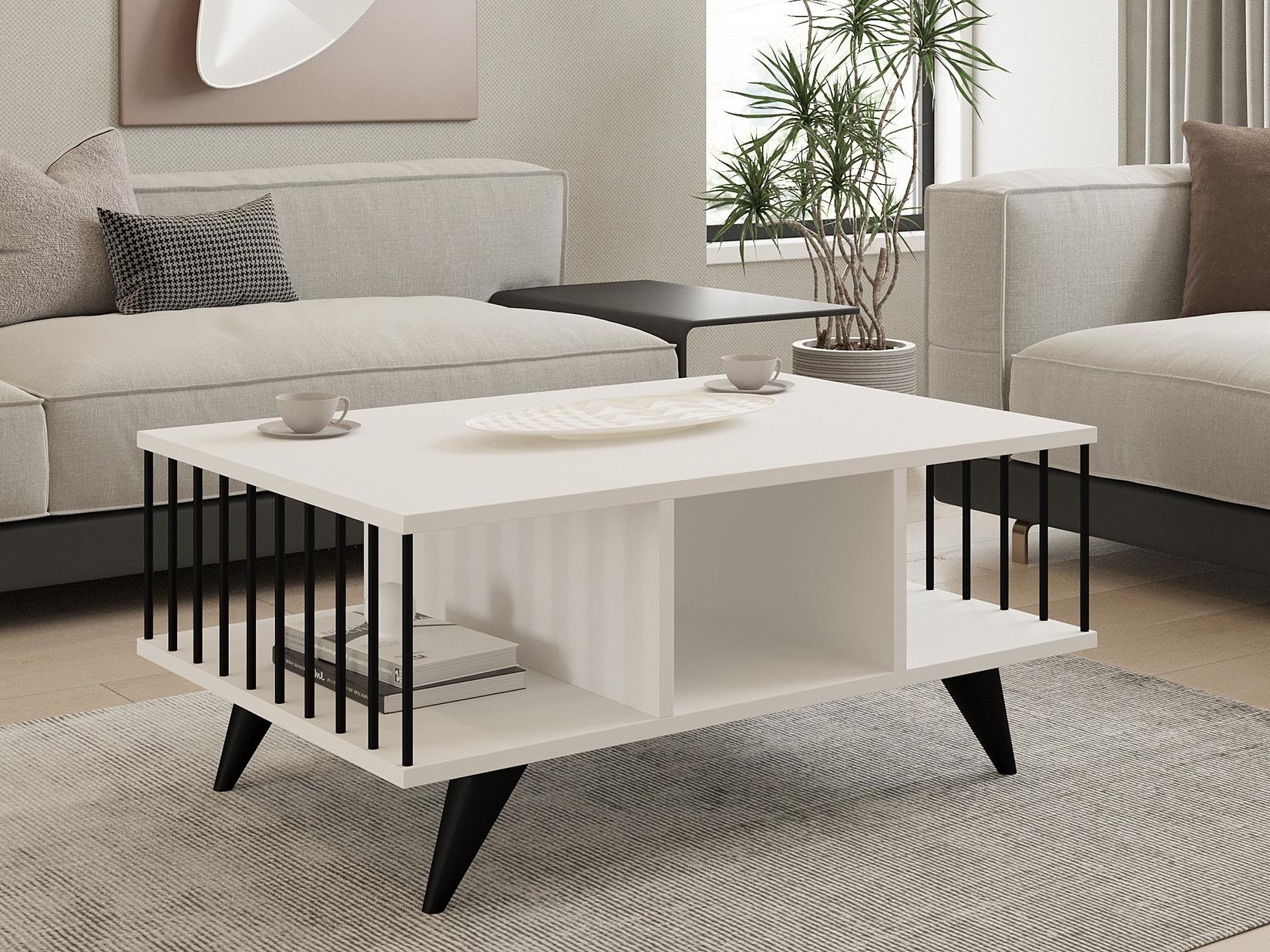 Hanah Home Klub sto Bert 90x40x60cm Bijeli