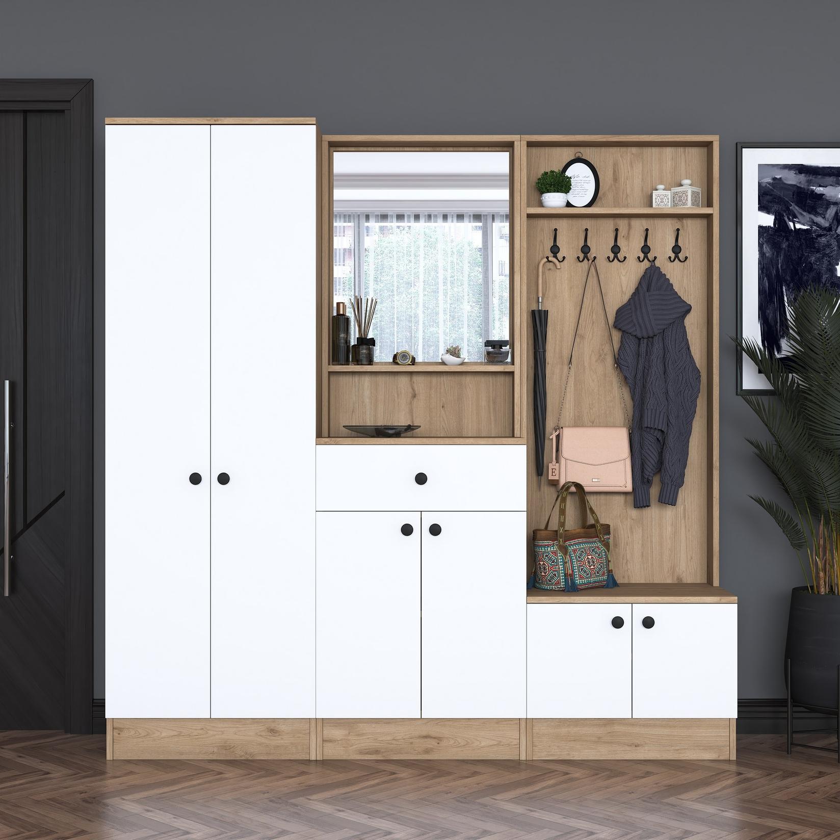 Hanah Home Komplet predsoblje, Orah