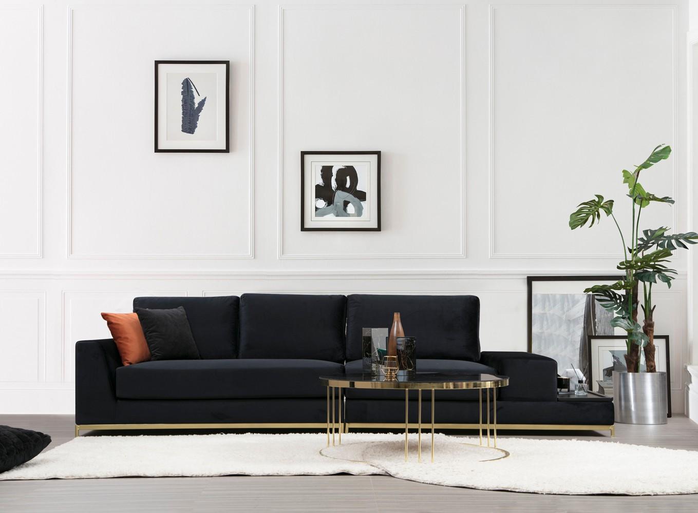 Atelier del Sofa Trosed Crno-Zlatni