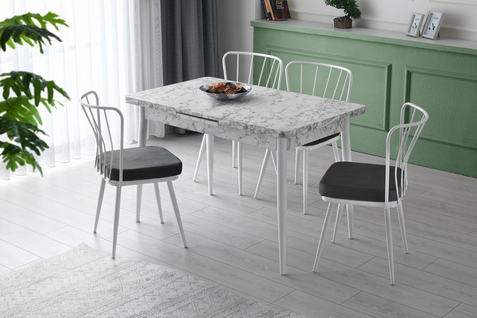 Hanah Home Trpezarijski sto 120x75x70cm Šareni