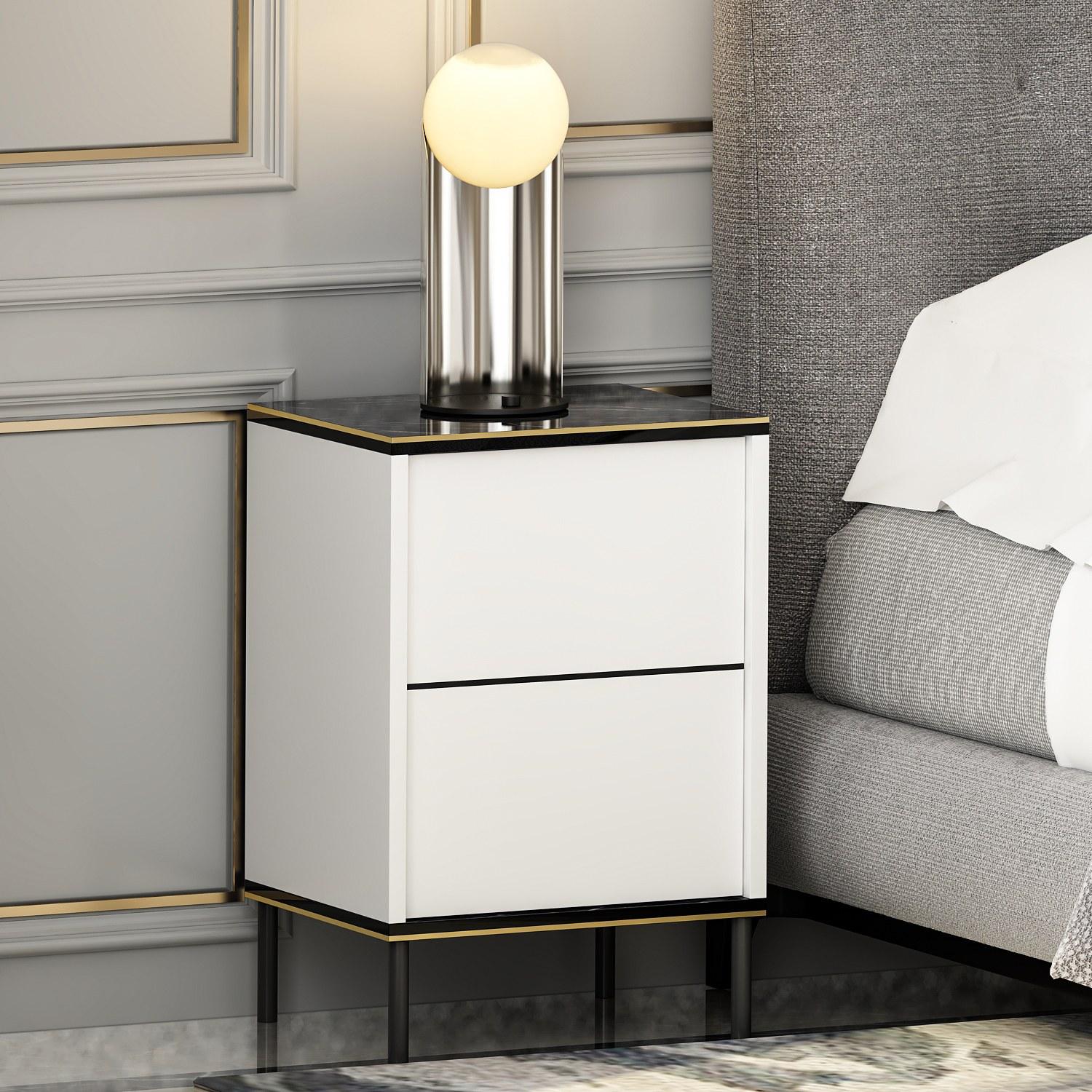 Hanah Home Noćni ormarić Imaj 40x60​​x35cm Šareni