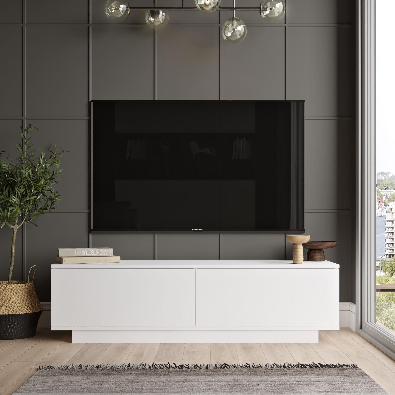 Hanah home TV Komoda Bijela