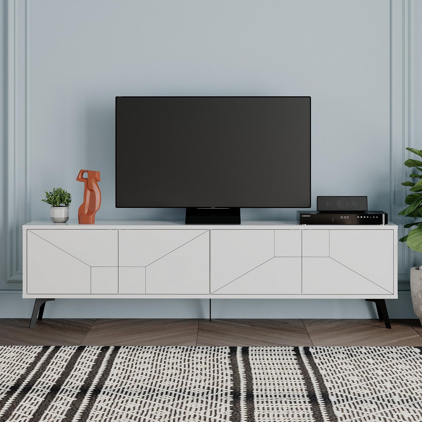 Hanah home TV Komoda Dune Bijela