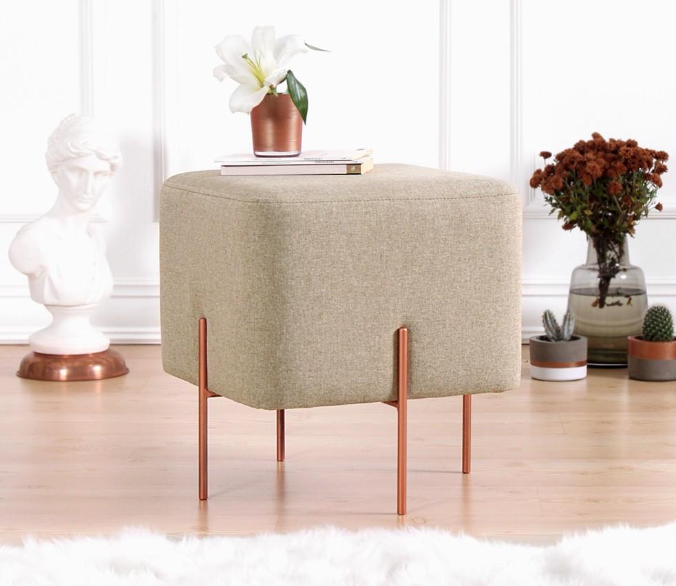 Atelier del Sofa Tabure 40x42x40cm, Braon